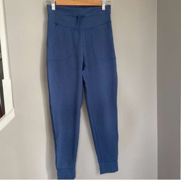 Kids Old Navy PowerChill joggers high waisted blue size XL 14-16 - Picture 3 of 12